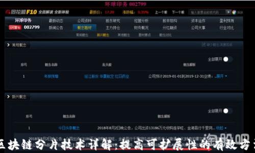 
区块链分片技术详解：提高可扩展性的有效方法